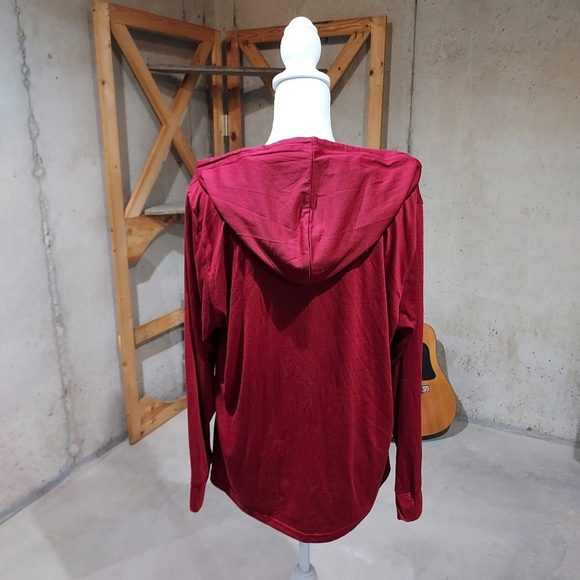 Hooded casual long sleeve top. Womans 14 - Picture 6 of 11